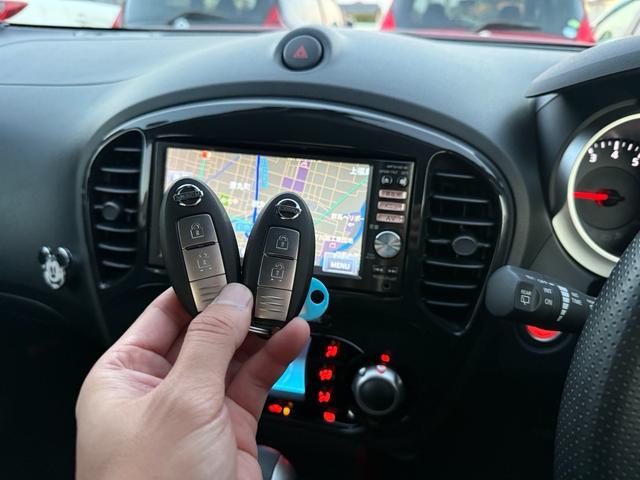 ジューク １５ＲＸ　タイプＶ　ワンオーナー／純正ナビ／バックカメラ／ＴＶ／スマートキー／Ｂｌｕｅｔｏｏｔｈ／ＣＤ／ＤＶＤ／スペアキー／（53枚目）