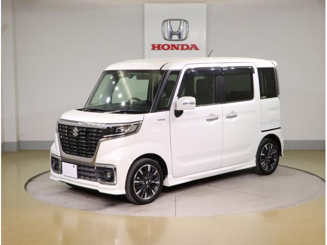 スペーシアカスタム ハイブリッドＸＳ　両側パワ－スライドドア　ＵＳＢ入力　スマキー　ソナー　キーレスエントリー　アイドルストップ　シートＨ　ＬＥＤヘッドライト　ナビＴＶ　オートライト　オートエアコン　ベンチシート　ＤＶＤ（3枚目）