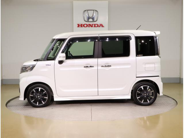 スペーシアカスタム ハイブリッドＸＳ　両側パワ－スライドドア　ＵＳＢ入力　スマキー　ソナー　キーレスエントリー　アイドルストップ　シートＨ　ＬＥＤヘッドライト　ナビＴＶ　オートライト　オートエアコン　ベンチシート　ＤＶＤ（4枚目）