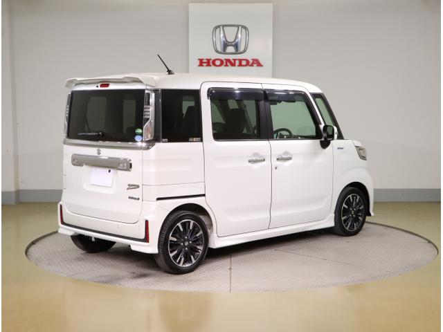 スペーシアカスタム ハイブリッドＸＳ　両側パワ－スライドドア　ＵＳＢ入力　スマキー　ソナー　キーレスエントリー　アイドルストップ　シートＨ　ＬＥＤヘッドライト　ナビＴＶ　オートライト　オートエアコン　ベンチシート　ＤＶＤ（7枚目）