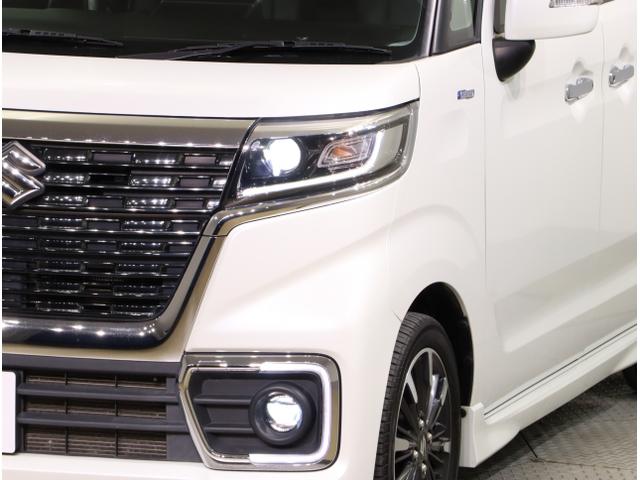 スペーシアカスタム ハイブリッドＸＳ　両側パワ－スライドドア　ＵＳＢ入力　スマキー　ソナー　キーレスエントリー　アイドルストップ　シートＨ　ＬＥＤヘッドライト　ナビＴＶ　オートライト　オートエアコン　ベンチシート　ＤＶＤ（11枚目）