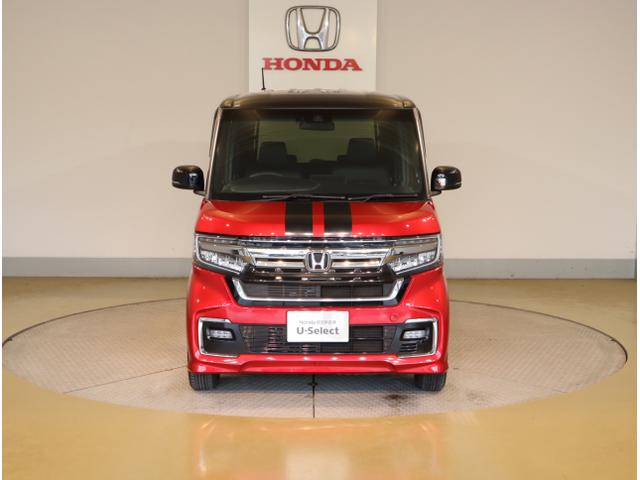 N-BOXカスタム L 両席エアバック 左右電動スライドドア Bモニタ ブレーキサポート セキュリティー LEDランプ キーレスエントリー SRS 横滑り防止機能 DVD再生機能 パワーステアリング オートクルーズ PW(3枚目)