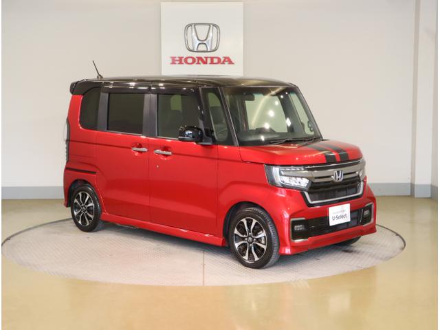 N-BOXカスタム L 両席エアバック 左右電動スライドドア Bモニタ ブレーキサポート セキュリティー LEDランプ キーレスエントリー SRS 横滑り防止機能 DVD再生機能 パワーステアリング オートクルーズ PW(10枚目)