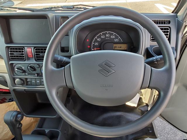 スーパーキャリイ X 4WD AT 衝突被害軽減システム クリアランスソナー レーンアシスト アイドリングストップ 電動格納ミラー オートライト ESC エアコン パワーステアリング パワーウィンドウ(2枚目)