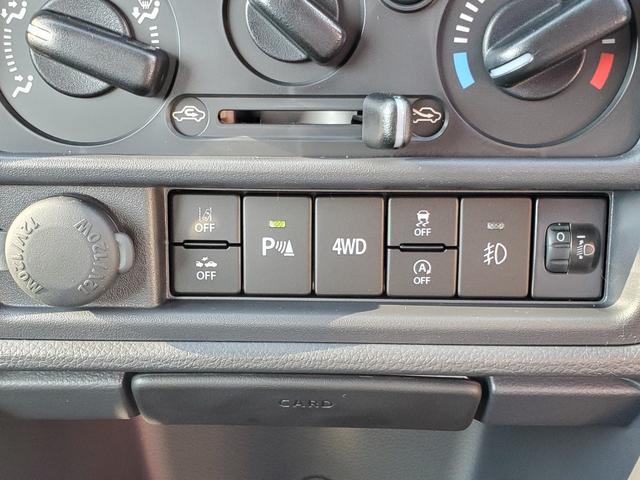 スーパーキャリイ X 4WD AT 衝突被害軽減システム クリアランスソナー レーンアシスト アイドリングストップ 電動格納ミラー オートライト ESC エアコン パワーステアリング パワーウィンドウ(5枚目)