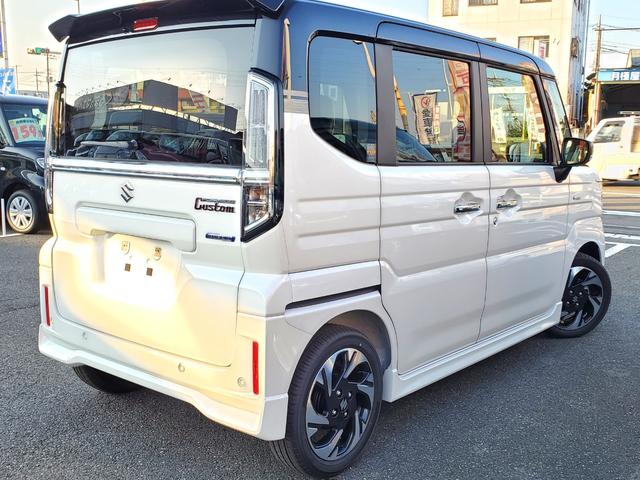 スペーシアカスタム ハイブリッドＸＳターボ　両側電動スライドドア　クリアランスソナー　オートクルーズコントロール　レーンアシスト　衝突被害軽減システム　オートライト　ＬＥＤヘッドランプ　スマートキー　アイドリングストップ　電動格納ミラー（16枚目）