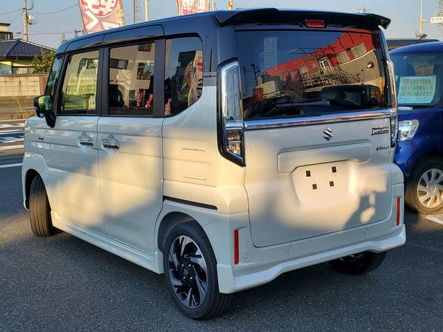 スペーシアカスタム ハイブリッドＸＳターボ　両側電動スライドドア　クリアランスソナー　オートクルーズコントロール　レーンアシスト　衝突被害軽減システム　オートライト　ＬＥＤヘッドランプ　スマートキー　アイドリングストップ　電動格納ミラー（18枚目）