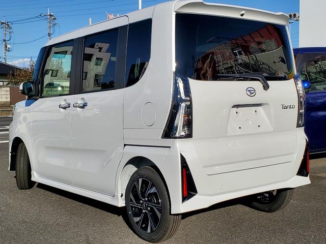 タント カスタムＸ　両側電動スライドドア　クリアランスソナー　衝突被害軽減システム　オートライト　ＬＥＤヘッドランプ　スマートキー　アイドリングストップ　電動格納ミラー　シートヒーター　ベンチシート　ＣＶＴ（16枚目）