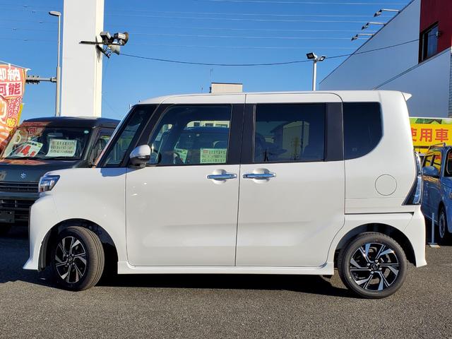 タント カスタムＸ　両側電動スライドドア　クリアランスソナー　衝突被害軽減システム　オートライト　ＬＥＤヘッドランプ　スマートキー　アイドリングストップ　電動格納ミラー　シートヒーター　ベンチシート　ＣＶＴ（17枚目）