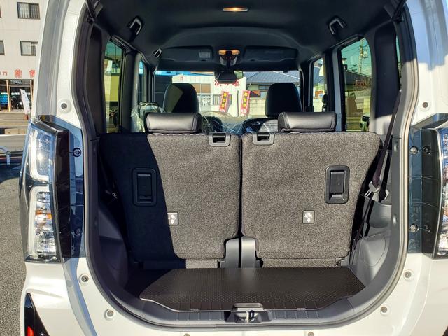 タント カスタムＸ　両側電動スライドドア　クリアランスソナー　衝突被害軽減システム　オートライト　ＬＥＤヘッドランプ　スマートキー　アイドリングストップ　電動格納ミラー　シートヒーター　ベンチシート　ＣＶＴ（18枚目）