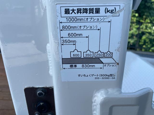 ベースグレード　２ｔ積　パワーゲート（垂直式８４－１６０　６００ｋｇ型）　後輪ダブル　衝突被害軽減システム　レーンアシスト　ＥＴＣ　ＥＳＣ(8枚目)