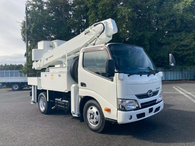 デュトロ 高所作業車・地上高10M・全低床・AT車・ETC・電格ミラー・バックカメラ・ナビTV・アワメーター821H(3枚目)