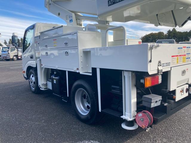 デュトロ 高所作業車・地上高10M・全低床・AT車・ETC・電格ミラー・バックカメラ・ナビTV・アワメーター821H(11枚目)