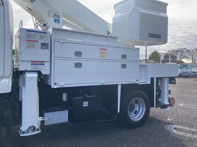 デュトロ 高所作業車・地上高10M・全低床・AT車・ETC・電格ミラー・バックカメラ・ナビTV・アワメーター821H(12枚目)