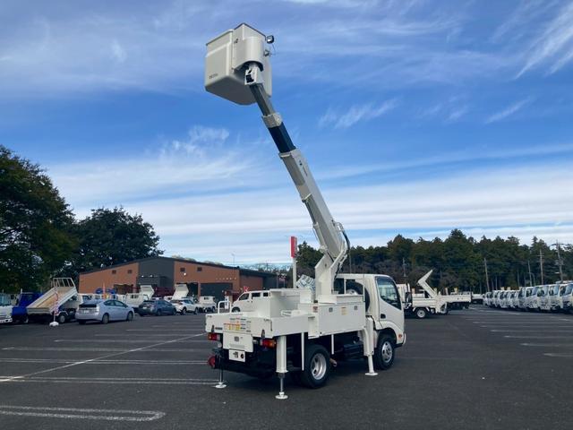 デュトロ 高所作業車・地上高10M・全低床・AT車・ETC・電格ミラー・バックカメラ・ナビTV・アワメーター821H(23枚目)