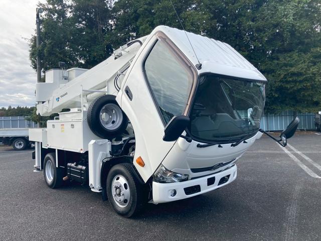 デュトロ 高所作業車・地上高10M・全低床・AT車・ETC・電格ミラー・バックカメラ・ナビTV・アワメーター821H(36枚目)