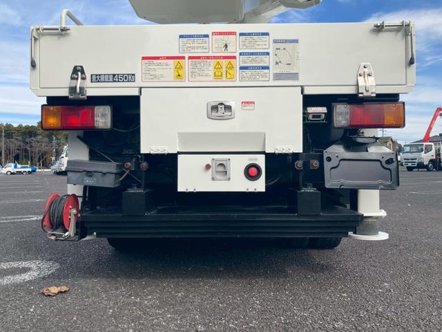 デュトロ 高所作業車・地上高10M・全低床・AT車・ETC・電格ミラー・バックカメラ・ナビTV・アワメーター821H(53枚目)