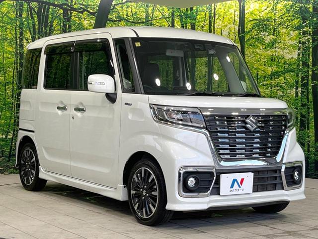 スペーシアカスタム ハイブリッドＸＳターボ　両側電動ドア　純正ＳＤナビ　禁煙車　ハーフレザーシート　シートヒーター　ドラレコ　コーナーセンサー　スマートキー　ＬＥＤヘッド　ビルトインＥＴＣ　クルコン　オートライト　オートエアコン（16枚目）
