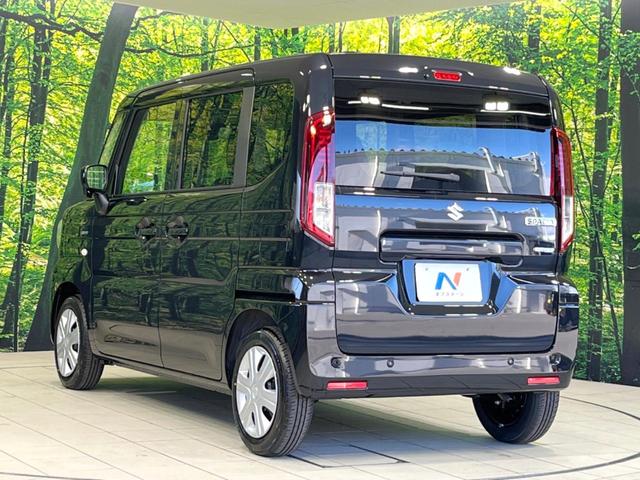スペーシア ハイブリッドG 届出済未使用車 スズキセーフティサポート 禁煙車 LEDヘッドライト オートマチックハイビーム スマートキー クリアランスソナー 電動格納ミラー アイドリングストップ ベンチシート 盗難防止装置(27枚目)