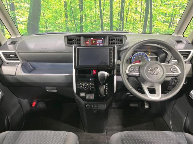 ルーミー カスタムＧ－Ｔ　両側電動スライドドア　スマートアシスト　９型ディスプレイオーディオ　全周囲カメラ　レーダークルーズ　ＥＴＣ　フルセグ　Ｂｌｕｅｔｏｏｔｈ　禁煙車　スマートキー　シートヒーター　ＬＥＤヘッド（2枚目）