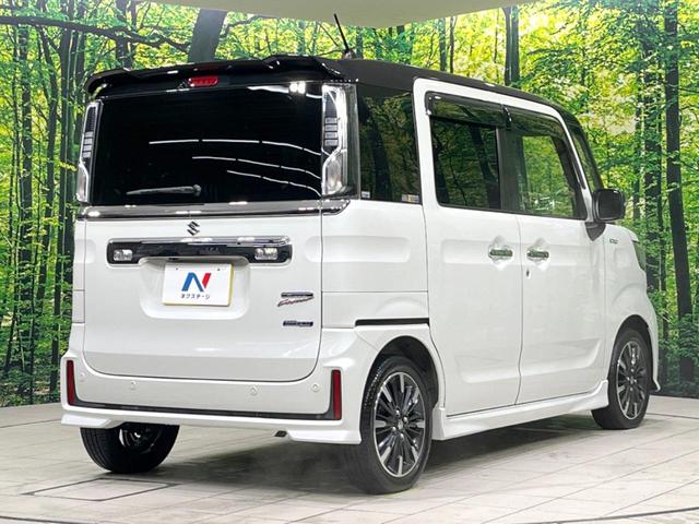 スペーシアカスタム ハイブリッドXS 両側電動ドア 純正SDナビ バックカメラ 衝突被害軽減システム ETC 禁煙車 シートヒーター スマートキー LEDヘッド オートハイビーム 2トーンカラー 車線逸脱警報 オートライト オートエアコン(17枚目)