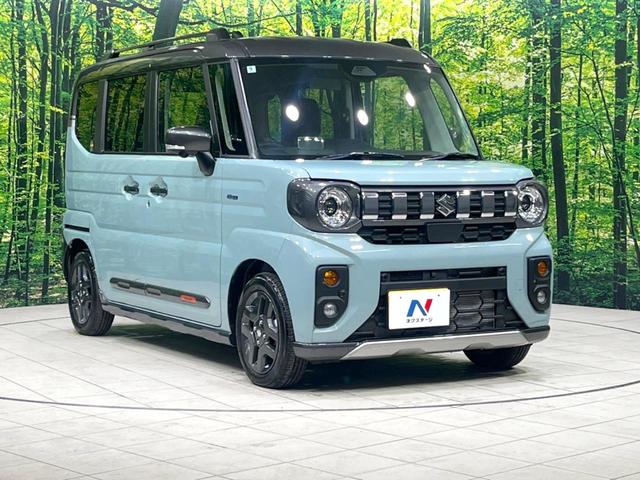 スペーシアギア ハイブリッドXZ ターボ 届出済未使用車 両側電動ドア 純正9型ナビ 全周囲カメラ 衝突被害軽減システム 前席シートヒーター ステアリングヒーター レーダークルーズ コーナーセンサー スマートキー LEDヘッド ターボ(16枚目)