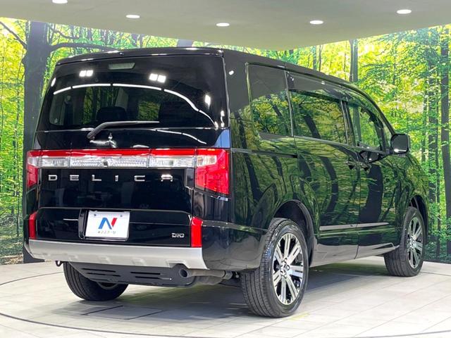 デリカD:5 G パワーパッケージ 4WD 両側電動ドア 11型ナビ 後席モニター 全周囲カメラ 衝突被害軽減システム レーダークルーズ 禁煙車 パワーシート ドラレコ スマートキー LEDヘッド ETC 車線逸脱警報 オートライト(18枚目)