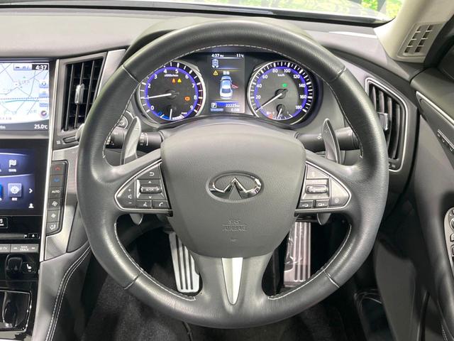 スカイライン ３５０ＧＴ　ＦＯＵＲ　ハイブリッド　タイプＳＰ　４ＷＤ　全周囲カメラ　衝突被害軽減システム　レーダークルーズ　禁煙車　レザーシート　ドラレコ　コーナーセンサー　スマートキー　ＬＥＤヘッド　ビルトインＥＴＣ　純正１９インチアルミ　車線逸脱警報（11枚目）