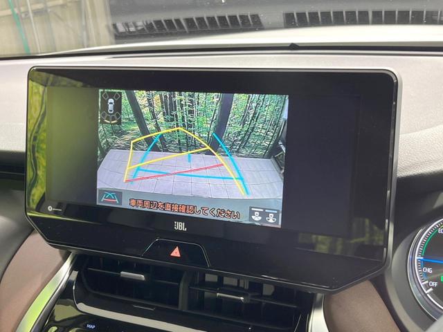 ハリアーハイブリッド Ｚ　衝突軽減　レーダークルーズ　ＪＢＬサウンド　純正１２型ディスプレイオーディオ　ＢＳＭ　バックカメラ　Ｂｌｕｅｔｏｏｔｈ　ＥＴＣ　ドラレコ　電動リアゲート　ＬＥＤヘッドライト　スマートキー　禁煙車（7枚目）