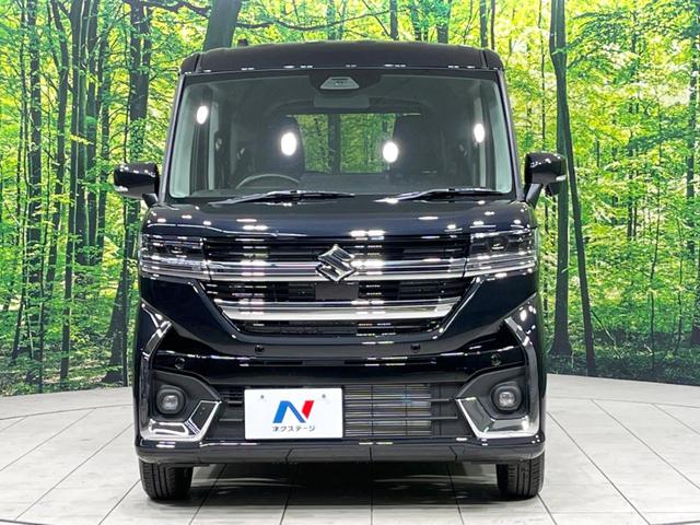 スペーシアカスタム ハイブリッドＧＳ　届出済未使用車　電動スライドドア　レーダークルーズ　ＬＥＤヘッドライト　ＬＥＤフォグライト　スマートキー　シートヒーター　クリアランスソナー　純正１４インチアルミホイール　アイドリングストップ（14枚目）