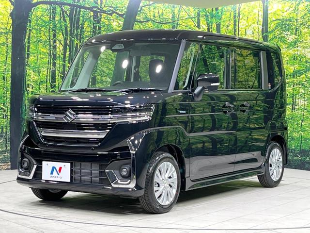 スペーシアカスタム ハイブリッドＧＳ　届出済未使用車　電動スライドドア　レーダークルーズ　ＬＥＤヘッドライト　ＬＥＤフォグライト　スマートキー　シートヒーター　クリアランスソナー　純正１４インチアルミホイール　アイドリングストップ（16枚目）