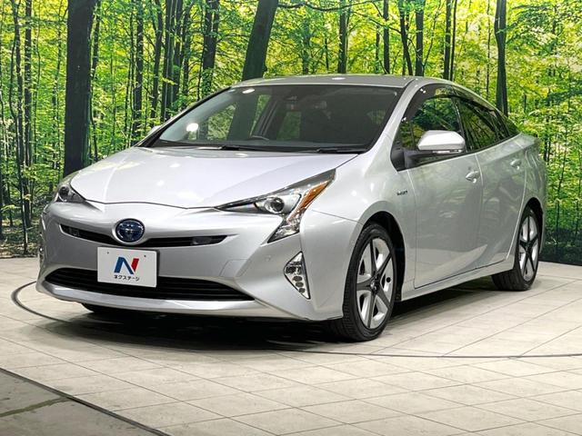 プリウス Ａツーリングセレクション　バックカメラ　衝突被害軽減システム　レーダークルーズ　禁煙車　レザーシート　コーナーセンサー　スマートキー　ＬＥＤヘッド　ビルトインＥＴＣ　純正１７インチアルミ　オートハイビーム　パークアシスト（24枚目）