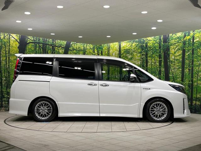 ノア ハイブリッドSi ダブルバイビー 両側電動ドア SDナビ 後席モニター バックカメラ 寒冷地仕様 衝突被害軽減システム 禁煙車 ハーフレザーシート ドラレコ スマートキー LEDヘッド ETC クルコン 純正16インチアルミ(29枚目)