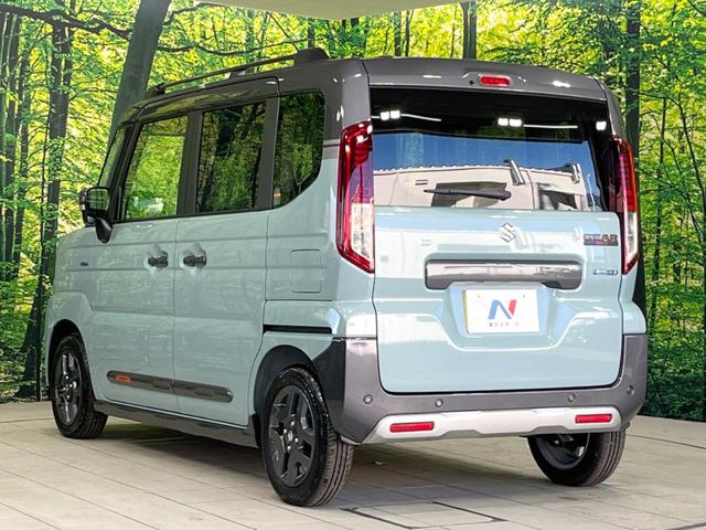 スペーシアギア ハイブリッドＸＺ　届出済未使用車　両側電動ドア　衝突被害軽減システム　レーダークルーズ　コーナーセンサー　スマートキー　ＬＥＤヘッド　純正１４インチアルミ　車線逸脱警報　オートライト　オートエアコン　ＬＥＤフォグ（30枚目）
