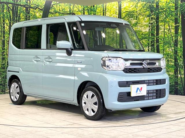 スペーシア ハイブリッドG 届出済未使用車 衝突被害軽減システム スマートキー コーナーセンサー LEDヘッド オートライト オートエアコン アイドリングストップ 盗難防止装置 ベンチシート プライバシーガラス ウィンカーミラー(16枚目)