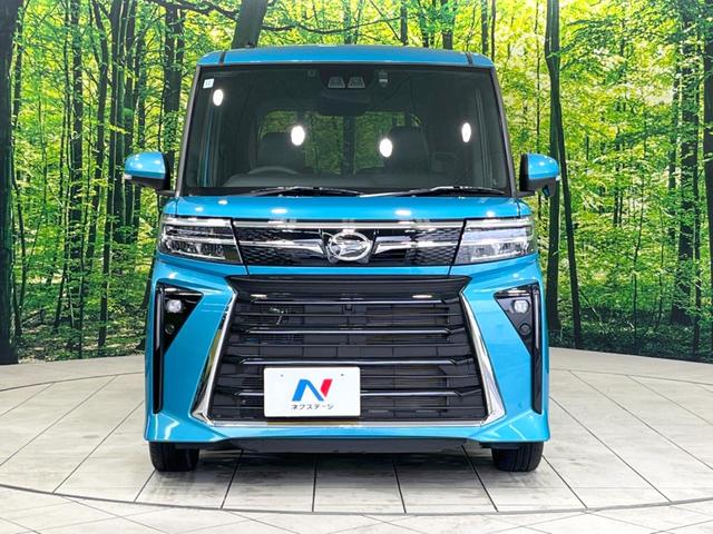 タント カスタムＲＳ　両側電動ドア　純正ナビ　全周囲カメラ　衝突被害軽減装置　禁煙車　ドラレコ　シートヒーター　コーナーセンサー　ＬＥＤヘッド＆フォグ　ＥＴＣ　純正１５インチアルミ　オートエアコン　純正革巻きステアリング（14枚目）