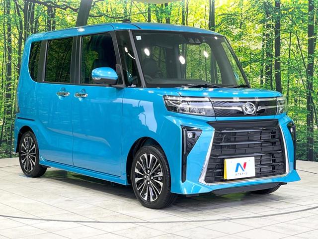 タント カスタムＲＳ　両側電動ドア　純正ナビ　全周囲カメラ　衝突被害軽減装置　禁煙車　ドラレコ　シートヒーター　コーナーセンサー　ＬＥＤヘッド＆フォグ　ＥＴＣ　純正１５インチアルミ　オートエアコン　純正革巻きステアリング（16枚目）