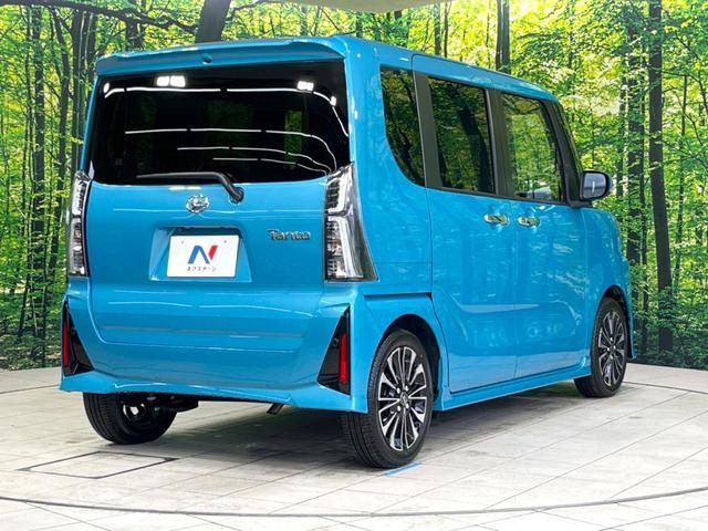 タント カスタムＲＳ　両側電動ドア　純正ナビ　全周囲カメラ　衝突被害軽減装置　禁煙車　ドラレコ　シートヒーター　コーナーセンサー　ＬＥＤヘッド＆フォグ　ＥＴＣ　純正１５インチアルミ　オートエアコン　純正革巻きステアリング（17枚目）
