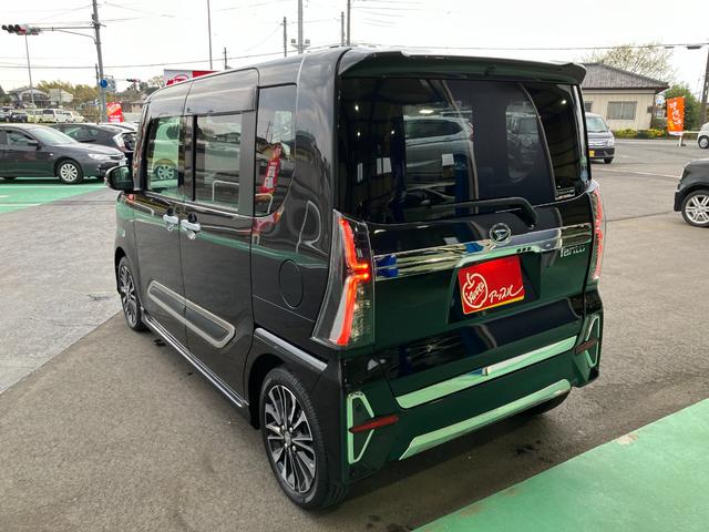 タント カスタムＲＳ　純正ナビ　フルセグ　バックカメラ　純正ドラレコ　両側電動スライドドア　ステアリングスイッチ　ハーフレザーシート　メッキパーツ（12枚目）
