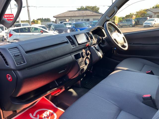 ハイエースバン ロングDX GLパッケージ カロッツェリアナビ バックカメラ ETC AC100V電源 電格ミラー(17枚目)