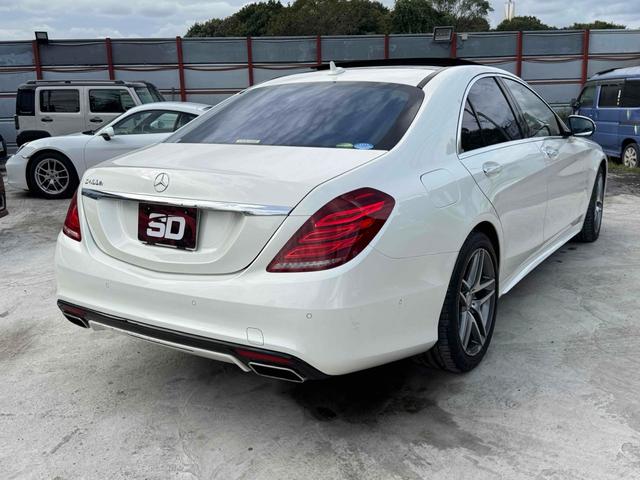 Sクラス S400hエクスクルーシブ ホワイト内装限定車 ドライブレコーダー ETC クリアランスソナー レーンアシスト 全周囲カメラ ナビ TV アルミホイール Pサンルーフ シートヒーター シートエアコン スマートキー(7枚目)