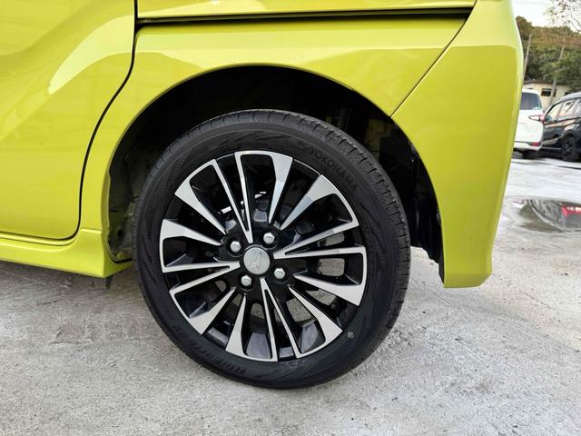 タント カスタムＲＳセレクション　ターボ　純正メモリーナビ　両側パワスラ　ハーフレザーフロントシートヒーター　アイドリングストップ　バックカメラ　ステリモ　ＥＴＣ　レーダークルーズ　全周囲カメラ　オートライト　ＬＥＤヘッドランプ（76枚目）