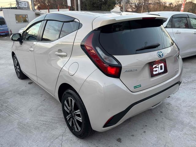 アクア G 4WD エンジンスターター ドライブレコーダー 360度モニター ETC 自動クルーズコントロール レーンアシスト BSM 衝突被害軽減システム アルミホイール オートマチックハイビーム(10枚目)