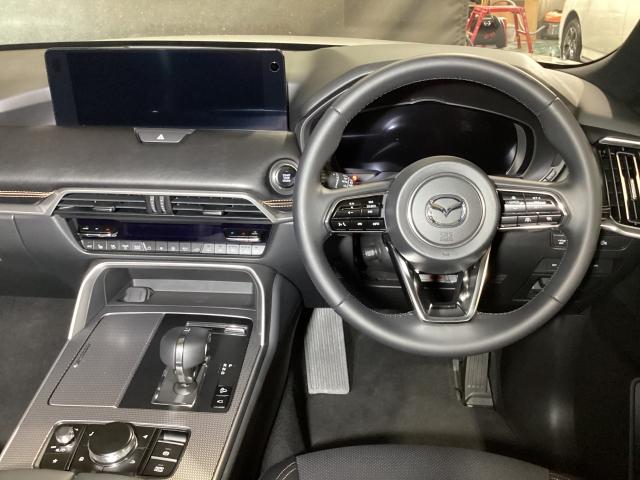 CX-80 3.3 XDハイブリッド エクスクルーシブ スポーツ ディー 7人乗り デモUP Bluetooth オートライト レザーシート アダプティブクルーズコントロール パワーシート 3列シート シートヒーター オートマチックハイビーム 4WD クリアランスソナー(2枚目)