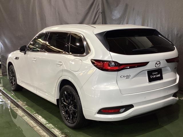 CX-80 3.3 XDハイブリッド エクスクルーシブ スポーツ ディー 7人乗り デモUP Bluetooth オートライト レザーシート アダプティブクルーズコントロール パワーシート 3列シート シートヒーター オートマチックハイビーム 4WD クリアランスソナー(38枚目)