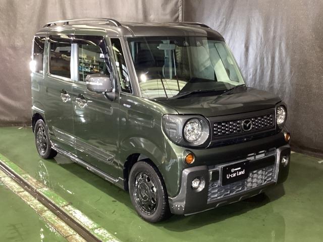 フレアワゴンタフスタイル 660 タフスタイル ハイブリッド XT ブレーキサポート ナビTV 両側Pスライドドア 横滑り防止機能 BT接続 レーダークルーズ DVD シートヒータ LEDライト ETC車載器 ターボ フルセグ ルーフレール ワンオーナー スマートキー(40枚目)