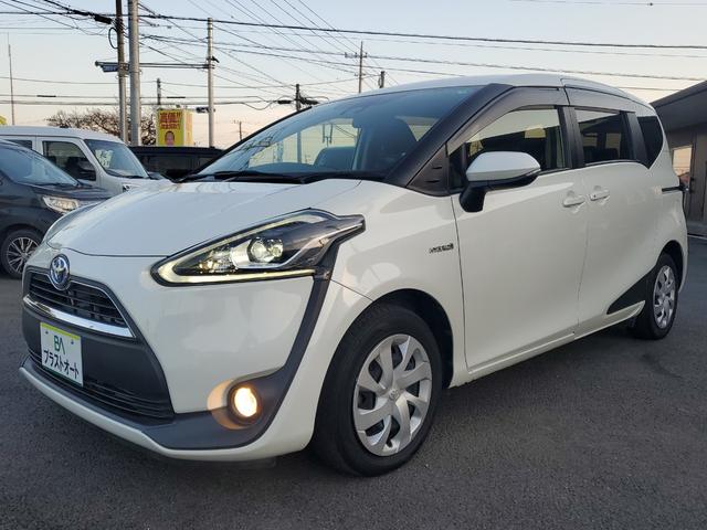 シエンタ ハイブリッドG クエロ ワンオーナー ディーラー点検整備記録 純正ナビ バックカメラ ETC トヨタセーフティーセンス 両側パワースライド ハーフレザーシート 運転席助手席シートヒーター LEDヘッドライト(8枚目)