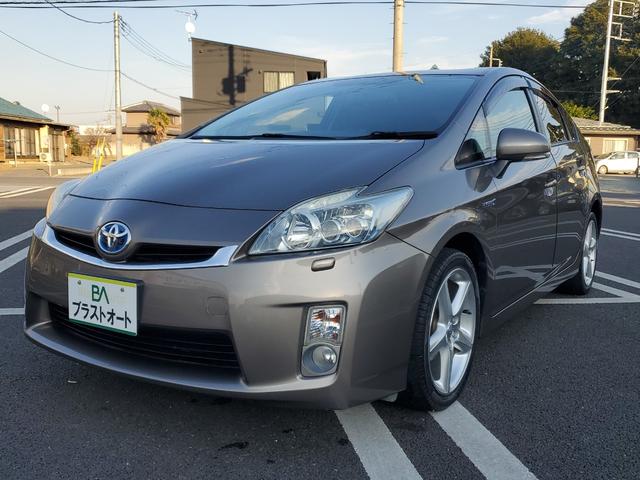 プリウス S LEDエディション 女性オーナー アルパインナビ アルパインリアモニター ETC バックカメラ 特別仕様車 17インチトヨタ純正アルミ(8枚目)