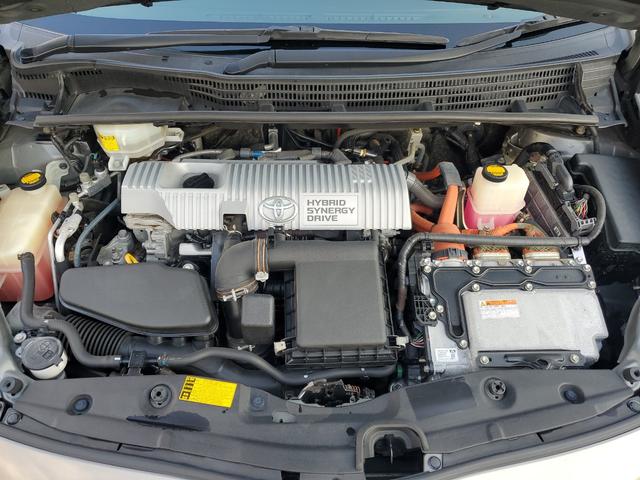 プリウス S LEDエディション 女性オーナー アルパインナビ アルパインリアモニター ETC バックカメラ 特別仕様車 17インチトヨタ純正アルミ(47枚目)