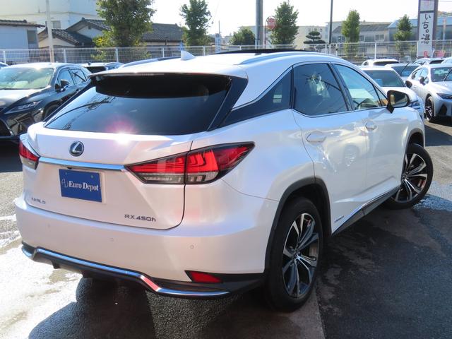 RX RX450hVerL4WD最終 1オナ 茶革PSR AHS 4WD最終モデル 1オナ 茶革パノラマSR パノラV PKSB BSM ブレードAHS ITS カラーHUD 禁煙車 TVジャンパ Dレコーダ 後席電動&ヒータ AC100W ルーフR 3眼LED(35枚目)